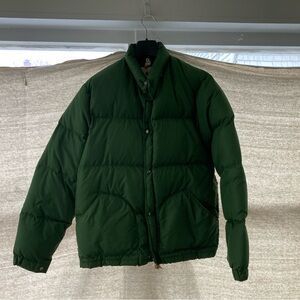 Vintage Green Puffer Jacket